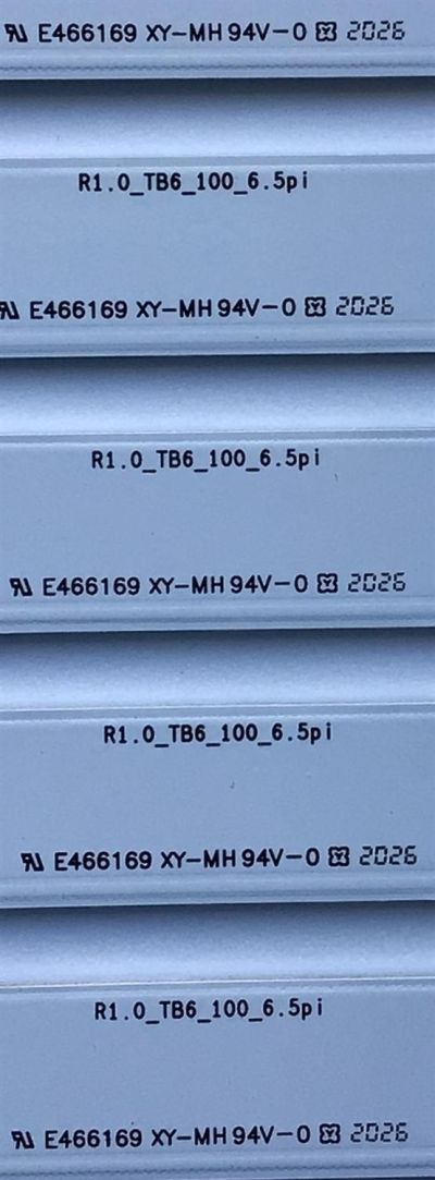 KIT DE LED'S PARA TV SAMSUNG ((10 PIEZAS)) / NUMERO DE PARTE BN96-50313A / BN96-50314A / 50313A / 50314A / SVC650AG6_R / SVC650AG6_L / LM41-00875A / LM41-00876A / MODELOS UN65TU60 / UN65TU80 / UN65TU82 / UN65TU / UN65CU - Imagen 5