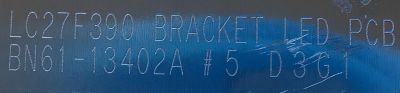 KIT DE LED´S PARA TV SAMSUNG (1 PIEZA) / 2015SVS270 / 2015SVS270 CF390 7020 39LEDS REV1.0 / LM41-0017A / PANEL CY-PK270BNLV8F / MODELO LC27F396FHNXZA - Imagen 4