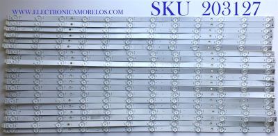 KIT DE LEDS PARA TV SONY (20 PIEZAS) / LB75029 / LB75029 V0_05 / 81428 BC_J / CZ 7602A / E469119 / 7502900002 / PANEL YDAF075DNN01 / MODELO XBR-75X950H