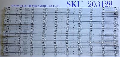 KIT DE LEDS PARA TV LG (20 PIEZAS) / EAV64991901 / SSC_Y20_SLIMDRT_75NAN085_S / SSC_Y20_SLIMDRT_75NAN085_6.0_REV00 / PC65742B / E320262 / PANEL NC750DQB-AAJH1 / MODELO 75NAN090UNA