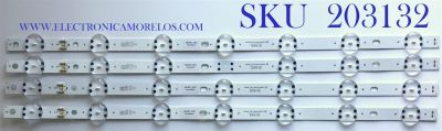 KIT DE LEDS PARA TV LG ORIGINAL 4 PIEZAS / NUMERO DE PARTE EAV64998101 / LEDAZ_Y20_Trident_50UN73_H / LEDAZ Y20 Trident 50UN73 R1.0 / 50UN73_HKC / PANEL NC500DQE-VHHXA / MODELOS 50UN7000PUC / 50UN6950ZUF