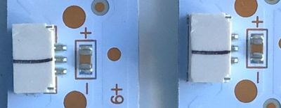 KIT DE LEDS PARA TV TCL ORIGINAL 2 PIEZAS / NUMERO DE PARTE GIC50LB45 / GIC50LB45_3030F2.1D_V1.1_200612 / 4C-LB5013-ZM06J / PANEL LVU500NDEL / MODELO 50S434 / 50S433 - Imagen 3