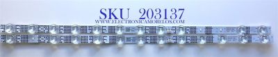 KIT DE LEDS PARA TV TCL ORIGINAL 2 PIEZAS / NUMERO DE PARTE GIC50LB45 / GIC50LB45_3030F2.1D_V1.1_200612 / 4C-LB5013-ZM06J / PANEL LVU500NDEL / MODELO 50S434 / 50S433
