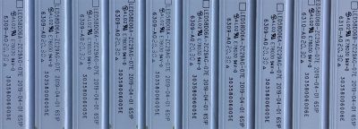 KIT DE LEDS PARA TV JVC ORIGINAL 10 PIEZAS / NUMERO DE PARTE LED58D06A / LED58D06B / LED58D06A-ZC29AG-07E / LED58D06B-ZC29AG-07E / 30358006005E / 30358006006E / PANEL CC580PV7D / CC580PV4D VER.03 / MODELO LT-58MAW595  AAP / WR58UX4019 - Imagen 4