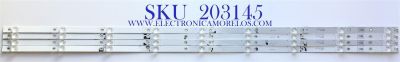 KIT DE LED'S PARA TV HISENSE (4 PIEZAS) / NUMERO DE PARTE 1196340 / LB50095 V0 / E334789 / PANEL HD500S1U01-L1/S0/GM/ROH / MODELO 50R6040E / 50R6E