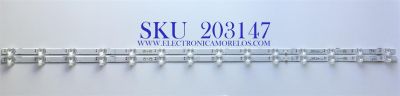 KIT DE LED'S PARA TV ONN (2 PIEZAS) / NUMERO DE PARTE  LB5009H / 20200413 / CZ   7607A / 1242741 / E469119 / PANEL T500QVN03.7 / MODELO 100021258