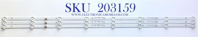 KIT DE LED'S PARA TV (3 PIEZAS) / NUMERO DE PARTE 303AK430037 / AHKK43D08-ZC22AG-08 / YS-L  E469119  94V-0 / PANEL LC430EGY (SK)(M3) / MODELO 43"