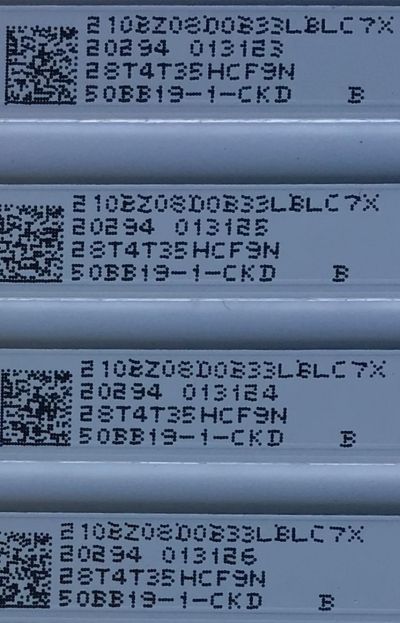 KIT DE LED'S PARA TV INSIGNIA (4 PIEZAS) / NUM DE PARTE LB-GM3030-GJBETTY504X8BB19-1-J / LB-GM3030-GJBETTY504X8BB19-1-S / 210BZ08D0B33LBLC7X / 50BB19-1-CKD / 210BZ08D0B334BLC4X / PANEL TPT500B5-U2T01.D  / MODELO NS-50DF710NA21 / NS-50F301NA22 - Imagen 3