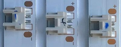 KIT DE LED'S PARA TV POLAROID (3 PIEZAS) / NUMERO DE PARTE  DLED43KJAH  3X8 / BPM2V0 / E177671B/PEC / 21006313 / M208/A4/H / PANEL LC430EGY (SK)(M3) / MODELO PTV43174KILED - Imagen 4