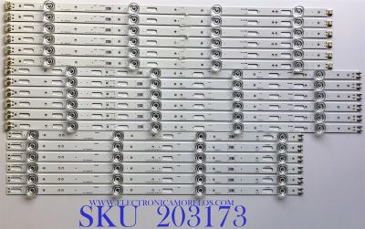 KIT DE LEDS ORIGINAL PARA TV SAMSUNG 18 PIEZAS / BN96-50310A / BN96-50311A / BN96-50312A / R1.1_U5E_100_7.4Pi / L1_TU7K / LM41--00881A / PANEL'S CY-BT075HGLV4H / CY-BT075HGLV3H / CY-BT075HGEV1H MODELOS UN75TU8000FXZA / UN75TU7000FXZA / LH75QETEPGCXZA