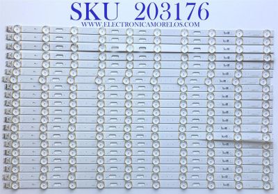 KIT DE LED'S PARA TV SAMSUNG (20 PIEZAS) / NUMERO DE PARTE BN96-50371A / 50371A / V0Q8-550SM0-R0 / GS-AL2 / PANEL CY-TT055FMLV4H / MODELOS QN55Q80TAFXZA / QN55Q80TAFXZA FA03 / AC02 / QN55Q8DTAFXZA FA03 / AC02