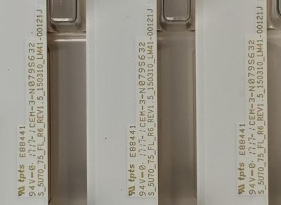 KIT DE LEDS PARA TV SAMSUNG NUEVOS / 27 PZ ORIGINAL / BN96-34763A / BN96-34764A / BN96-34765A / 34763A / 34764A / LM41-00121J  / PANEL CY-GJ075HGLVBH / MODELO UN75JU641DFXZA - Imagen 3