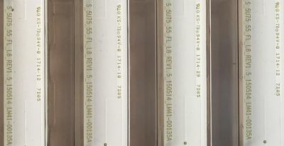 KIT DE LEDS PARA TV SAMSUNG NUEVOS / 12 PZ  ORIGINAL / NUMERO DE PARTE BN96-39659A / BN96-39660A / 39659A / 39660A / S_5U75_55_FL_R6_REV1.5_150514_LM41-00136A / S_5U75_55_FL_LB_REV1.5_150514_LM41-00135A / PANEL  CY-GK055HGLV5H / MODELO UN55MU630DFXZA FA01 - Imagen 3