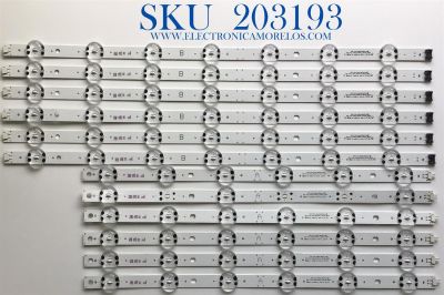 KIT DE LED'S PARA TV LG (12 PIEZAS) / EAV64774901 / EAV64775001 / SSC_Y19.5_Trident_86UM75_A_S / SSC_Y19.5_Trident_86UM75_A_REV00_190614 / SSC_Y19.5_Trident_86UM75_B_S / SSC_Y19.5_Trident_86UM75_B_REV00_190614 / PANEL NC860DQF / MODELO 86UN8570PUC