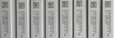 KIT DE LED'S PARA TV TOSHIBA (8 PIEZAS) / NUMERO DE PARTE 4708-K55WDC-A4113N01 / K550WDC1 A4  / 471R1P62 / E466169 / PANEL K550WDCRA-UK350A7 / MODELO 55LF621U21 - Imagen 3