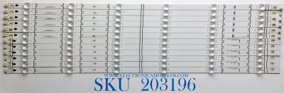 KIT DE LED'S PARA TV VIZIO (12 PIEZAS) / NUMERO DE PARTE LB7000J / LB7000J V3 05 / LB7000J V4 05 / E466169 / PANEL SD700DUS-5 / SD700DUA-5 / SD700DUS-5 / MODELO V705-H13 / V705-H3