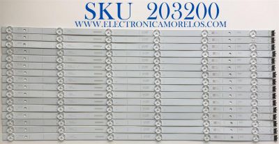 KIT DE LED'S PARA TV SONY (16 PIEZAS) / NUMERO DE PARTE 20LS65 / 1-007-328-31 / 278-001A0 / VC0930CF / PANEL YDF065DND01 / MODELO XBR-65X900H / XBR65X900H / XR-65X90J