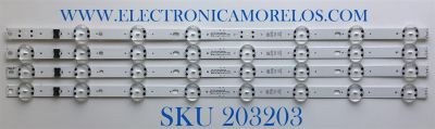 KIT DE LED'S PARA TV LG (4 PIEZAS) / NUMERO DE PARTE EAV64755801 / SSC_Y19_Trident_55UM73_S / SSC_Y19_Trident_55UM73_REV00_190614 / PANEL  NC550DQG-ABX1 / MODELOS 55UM7300PUA / 55UN7300PUF.BUSFLKR