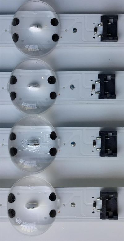 KIT DE LED'S PARA TV LG (4 PIEZAS) / NUMERO DE PARTE EAV64755801 / SSC_Y19_Trident_55UM73_S / SSC_Y19_Trident_55UM73_REV00_190614 / PANEL  NC550DQG-ABX1 / MODELOS 55UM7300PUA / 55UN7300PUF.BUSFLKR - Imagen 2
