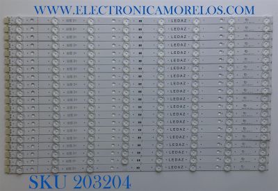 KIT DE LED'S PARA TV LG (20 PIEZAS) / NUMERO DE PARTE EAV64033102 / 55SK85-8LED-180521 / PANEL HC550DQB-SLUA5-212X / MODELO 55SM9000PUA
