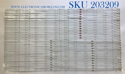 KIT DE LED'S PARA TV SAMSUNG (26 PIEZAS) / NUMERO DE PARTE LB85005 / LB85005 V1 03 / LB85005 V0 02 / 3HC12HC12 / JX85T06005 / PANEL T850QVF03.0 / T850QVF03.1 / MODELO XBR-85X900F / XBR85X900F  