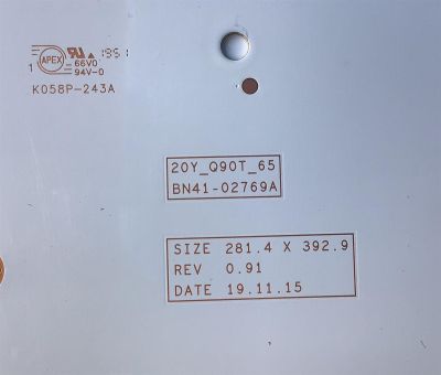 KIT DE LED'S PARA TV SAMSUNG (10 PIEZAS) / NUMEROS DE PARTE BN97-16842A / BN97-18099A / 20200305 / 010216426098 / LS02 SB32B / BN41-02769A / 20Y_Q907_65 / PANEL CY-TT065FLLV5H / MODELO QN65Q90TAFXZA FB03 - Imagen 2