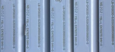 KIT DE LED'S PARA TV (5 PIEZAS) / NUMERO DE PARTE LB-DM3030-GJD3X555X9GB00-S / 210BZ09D0B334BM07X / 44T4T47GEJ8N / 55BB00 / PANEL TPT550U1-QVN05.U / MODELO NS-55710NA21 - Imagen 3