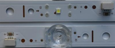 KIT DE LED'S PARA TV TCL (2 PIEZAS) / NUMERO DE PARTE GIC55LB170_3030F2.1D_V0.6_20200615 / GIC55LB170_3030F2.1D_V0.7_20200709 / 4C-LB5515-ZM03J / 4C-LB5515-ZM02J / ZMJN*J8048*F74*3*200815* / PANEL LVU550NDEL / MODELO 55S434 / 55S31 - Imagen 4