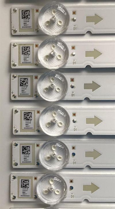 KIT DE LED'S PARA TV SONY (16 PIEZAS) / NUMERO DE PARTE LB8500B / LB8500B V0_04 / 8500B00001 / U121 N / PANEL YSAF085CNU01 / MODELOS  XBR-85X800H / XBR85X800H - Imagen 3