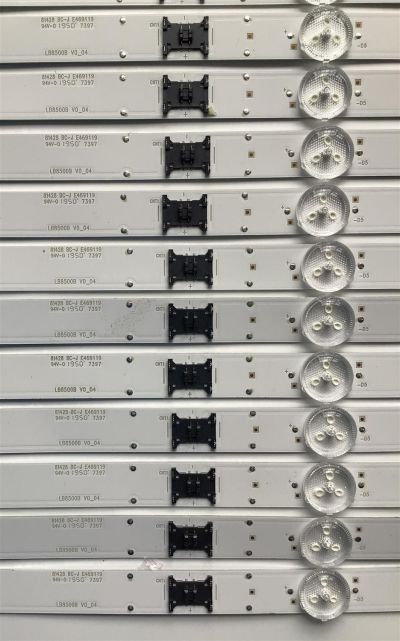 KIT DE LED'S PARA TV SONY (16 PIEZAS) / NUMERO DE PARTE LB8500B / LB8500B V0_04 / 8500B00001 / U121 N / PANEL YSAF085CNU01 / MODELOS  XBR-85X800H / XBR85X800H - Imagen 2