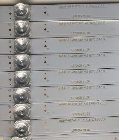 KIT DE LED'S PARA TV VIZIO (16 PIEZAS) / NUMERO DE PARTE LB7000M / LB7000M V0_00 / LB7000M V1_00 / AI81075 / PANEL SD700DUA-6 / MODELOS M706X-H3 / M706X-H3 LFTGB7AW - Imagen 3