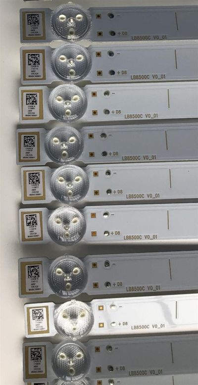 KIT DE LED'S PARA TV SONY (20 PIEZAS) / NUMERO DE PARTE LB8500C / LB8500C V0_01 / 8500C00001 / PANEL YDAF085DNU01 / MODELO XBR-85X900H / XBR85X900H - Imagen 2