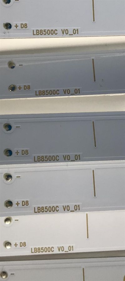 KIT DE LED'S PARA TV SONY (20 PIEZAS) / NUMERO DE PARTE LB8500C / LB8500C V0_01 / 8500C00001 / PANEL YDAF085DNU01 / MODELO XBR-85X900H / XBR85X900H - Imagen 4