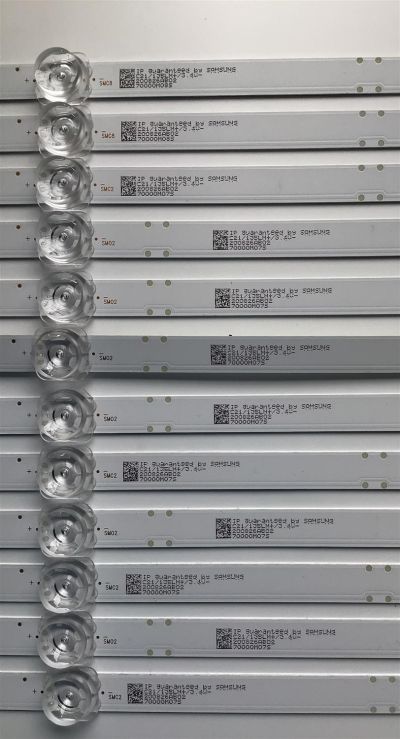 KIT DE LED'S PARA TV ONN / JVC (12 PIEZAS) / NUMERO DE PARTE 30370006003 / 30370006004 / LED70D06A-ZC66AG-03 / LED70D06B-ZC66AG-03 / E78030 / PANEL JE695REHB9L / MODELOS 100012588 / LT-70MAW795 - Imagen 3