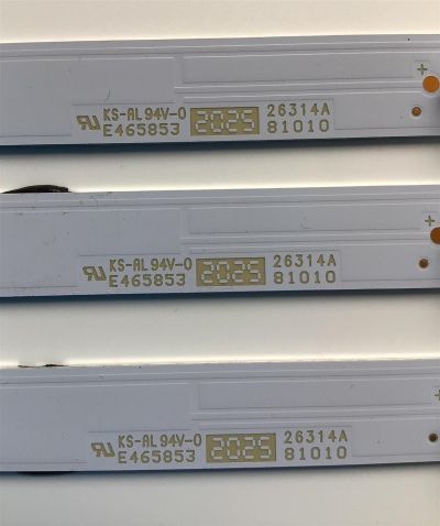 KIT DE LED'S PARA TV VIZIO (3 PIEZAS) / NUMERO DE PARTE LB4310E / LB4310E V0_00 / 210BZ11D0B33MBH0AL / 3B68600000YM / PANEL TPT430B5 / TPT430WR-QVN03.U / DISPLAY T430QVN03.8 / MODELOS V435-H11 / V435-H11 LTM5ZGLW / V435-J01 / V435-J01 LTPWE6WZ - Imagen 3