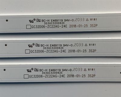 KIT DE LED'S PARA TV SAMSUNG (3 PIEZAS) / NUMERO DE PARTE 303GC320062E / GC32D06-ZC22AG-24E / 200813BC08 / GC320M96 / PANEL BOEI 320WX1 / MODELO UN32M4500BF - Imagen 4