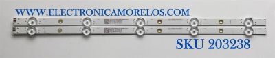 KIT DE LED'S PARA TV VIZIO (2 PIEZAS) / NUMERO DE PARTE CEJJ-LB238Z-5S1P-M3030-A / 210BZ05D0B338BS02K / 211C4D00002X / PANEL 