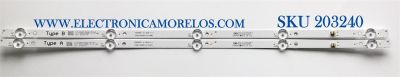  KIT DE LED'S PARA TV TOSHIBA (2 PIEZAS) / NUMERO DE PARTE K320WDC1 / 4708-K32WDC-A1113N71 / 4708-K32WDC-A1113N61 / 471R1P53 / 25909A / PANEL K320WDCRA-HN2004A / MODELO 32LF221U21 / TF-32A710U21
