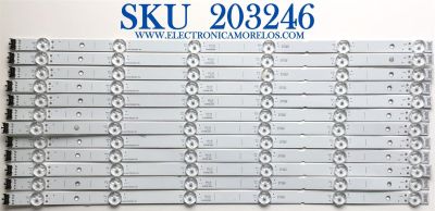 KIT DE LED'S PARA TV SONY (12 PIEZAS) / NUMERO DE PARTE 55030D612SN0 / MBL-55030D612SN0/SN1 / AC3T4 / A55F / U908U / PANE YDAF055DND01 / MODELOS XBR-55900H / XBR-55X90CH