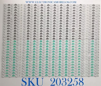 KIT DE LED'S PARA TV SHARP (28 PIEZAS) / NUMERO DE PARTE SN-AG-CU / HX-S(I).94V-0 / 69.5INCH / PANEL LK695D3GW30E / MODELO LC-70LE732U