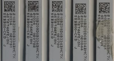 KIT DE LED'S PARA TV INSIGNIA (5 PIEZAS) / NUMERO DE PARTE LB-DM3030-GJD3X3555X9GB00-S / 210BZ09D0B334BMC7X / 55BB00-CKD / PANEL TPT550U1-QVN05.U / MODELO NS-55DF710NA21 - Imagen 2