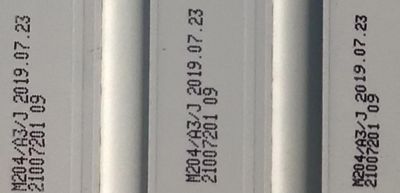 KIT DE LED'S PARA TV ONN (3 PIEZAS) / NUMERO DE PARTE DLED43HF-3X8 / DLED43HF 3X8 0002 / MODELOS 100002460 / ONA43UB19E04 - Imagen 3