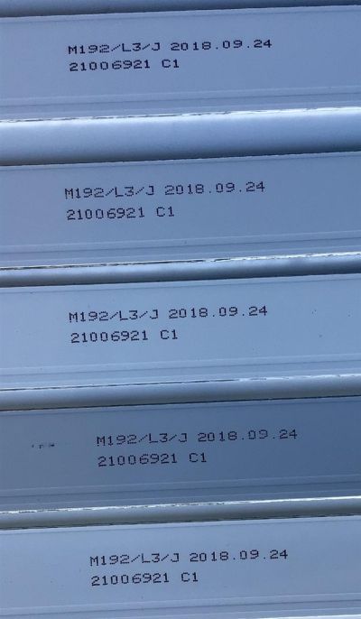 KIT DE LEDS PARA TV ELEMENT 5 PIEZAS / NUMERO DE PARTE DLED55YL 5X10 0001 / 21006921 / 21006921 F3 / DLED55YL5X100001 / DLED55YL / DLED55YL5X100001 / PANEL LC546PU2L02 / LSC550FN11 / MODELO E4SFT5517 / s - Imagen 3