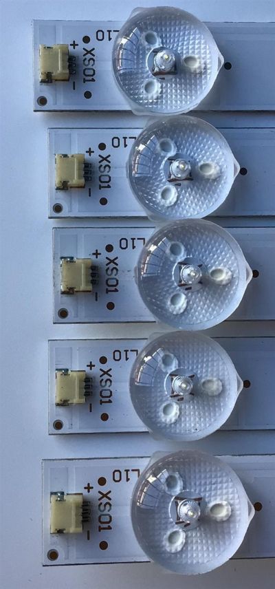 KIT DE LEDS PARA TV ELEMENT 5 PIEZAS / NUMERO DE PARTE DLED55YL 5X10 0001 / 21006921 / 21006921 F3 / DLED55YL5X100001 / DLED55YL / DLED55YL5X100001 / PANEL LC546PU2L02 / LSC550FN11 / MODELO E4SFT5517 / s - Imagen 4