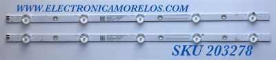 KIT DE LED'S PARA TV VIZIO (2 PIEZAS) / NUMERO DE PARTE LB-GM3030-GJVIZIO23.82X5AC42-X / 210BZ05D0B338BS01X / LB-GM3030-GJVIZIO23.82X5AC42-Y / PANEL TPT240B2 / MODELO D24F-G1