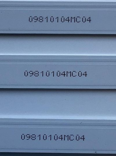 KIT DE LED'S PARA TV SAMSUNG (3 PIEZAS) / NUMERO DE PARTE SSC_SS32_3X5_2W_MCPCB / SSC_SS32_3X5_2W_MCPCB  12mm_V0 / 09810104MC04 / KE4P-64B0-2-B / PANEL T320HVN05-4 / MODELO UN325300AFXZA - Imagen 2