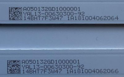 KIT DE LED'S PARA TV ELEMENT (2 PIEZAS) / NUMERO DE PARTE 02D651206001-X2 / 14BHT7F3W47 / A050132GD1000001 / YAL13-00630300-92 / MODELO ELEFW328C  M8P0H - Imagen 2
