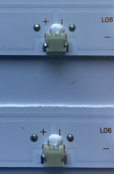 KIT DE LED'S PARA TV ELEMENT (2 PIEZAS) / NUMERO DE PARTE 02D651206001-X2 / 14BHT7F3W47 / A050132GD1000001 / YAL13-00630300-92 / MODELO ELEFW328C  M8P0H - Imagen 4