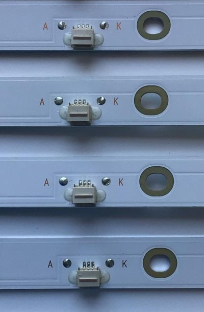 KIT DE LED'S PARA TV ELEMENT (10 PIEZAS) / NUMERO DE PARTE 303KK550040 / KSKK55D05-ZC22AG-04 / KK550M07 / 170830A2 / PANEL'S MD5533YTAF / MD5534YTAF / MD5532YTSF / MD5541YTCF / MD5535YTAF / MD5536YTAF / MODELOS ELEFW5517 / ELEFW5518 - Imagen 4