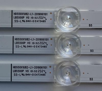 KIT DE LEDS PARA TV HISENSE ORIGINAL 3 PIEZAS / NUMERO DE PARTE LB5500P / LB5500P V0 / HD550X1U82-L1-2019061101 / PANEL HD550X1U84-T0L4\S1\GM\ROH / MODELOS 55R6090G5 / 55R6040G / 55R6E3 - Imagen 4